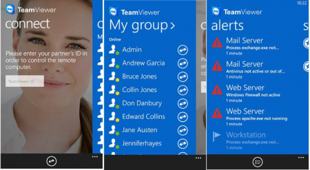 TeamViewer for Windows Phone