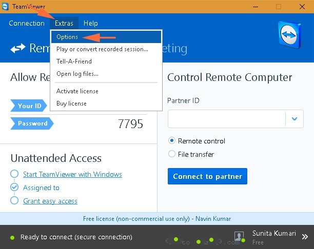 how to disable teamviewer windows 10
