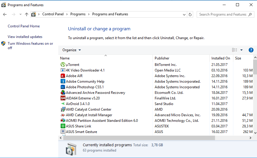 how to uninstall teamviewer windows 10