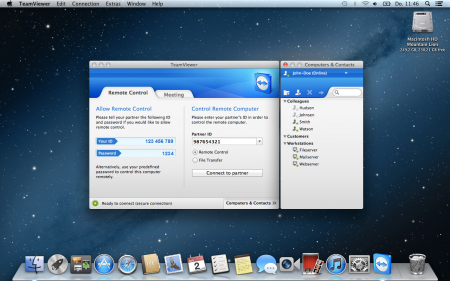 TeamViewer between Mac and Windows PC