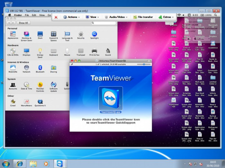 TeamViewer between Mac and Windows PC